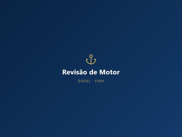 Revisão completa motor diesel